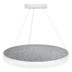 Design by Grönlund Acoustic Circulo 80 kattovalaisin vaaleanharmaa 3000K