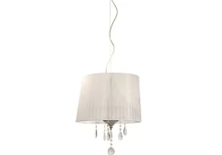 Design by Grönlund Crystal kattovalaisin pieni valkoinen