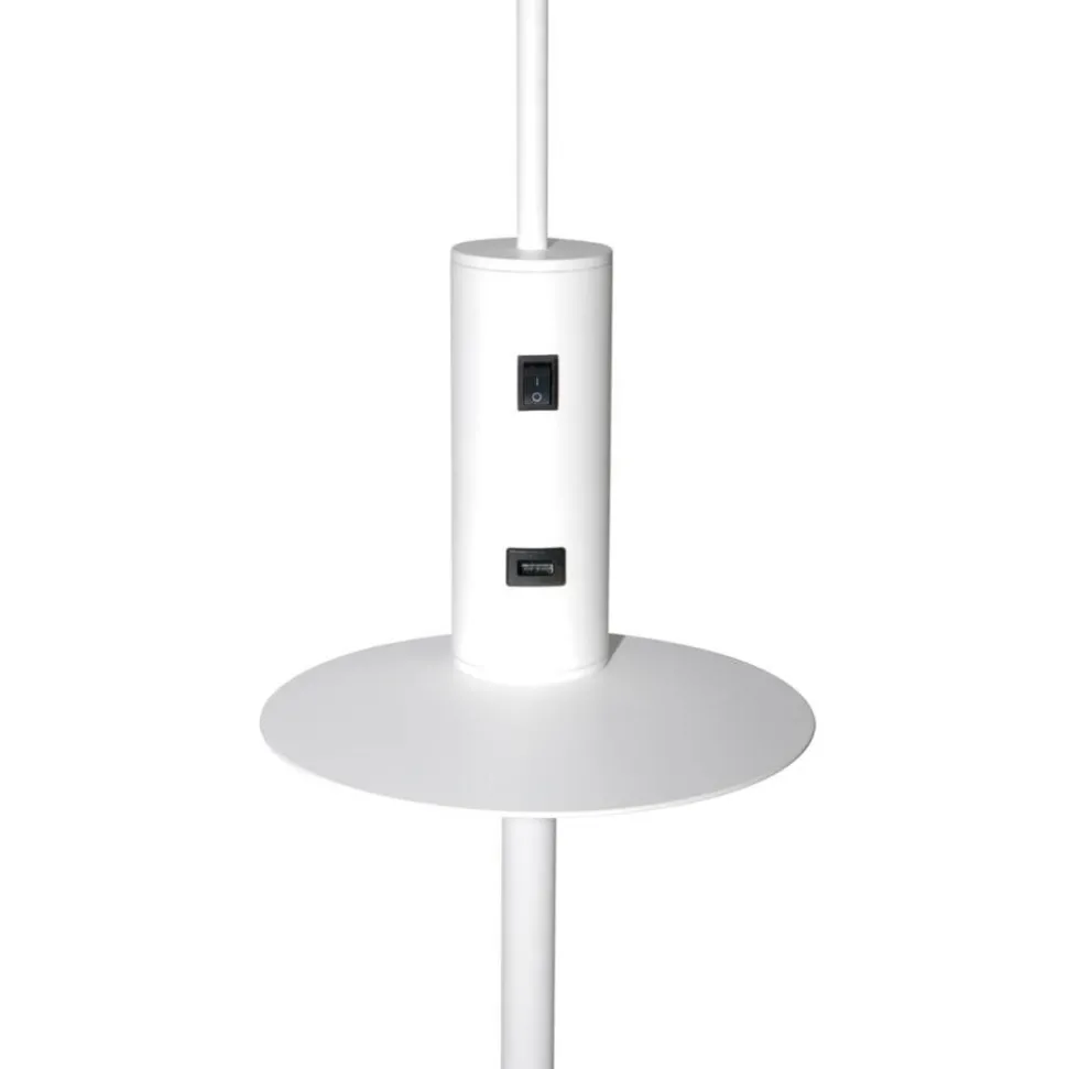 Design by Grönlund Vigo USB lattiavalaisin valkoinen