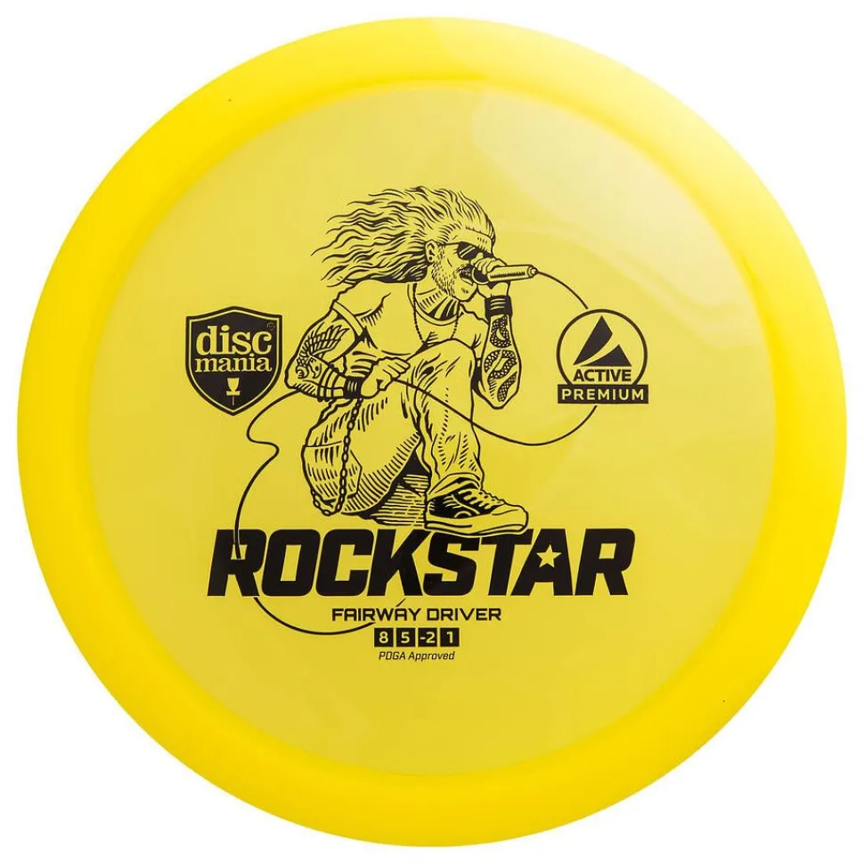 Discmania väylädraiveri Active Premium Rockstar Yellow