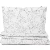 Familon Norppa Organic lasten pl+tl setti  mustavalk 120x160/40x60