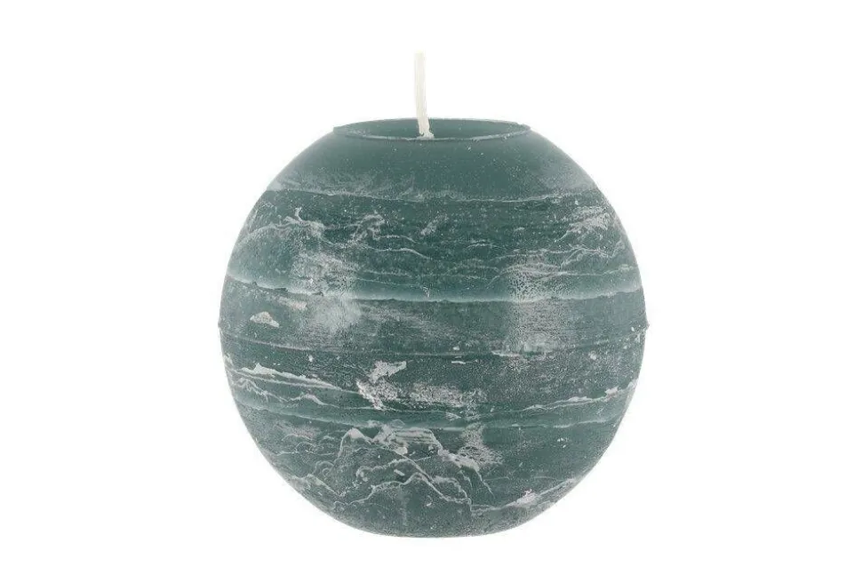 Fanni K Home pallokynttilä Rustiikki 12 cm agave green