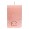 Fanni K Home pöytäkynttilä Rustiikki 10x15 cm koralli