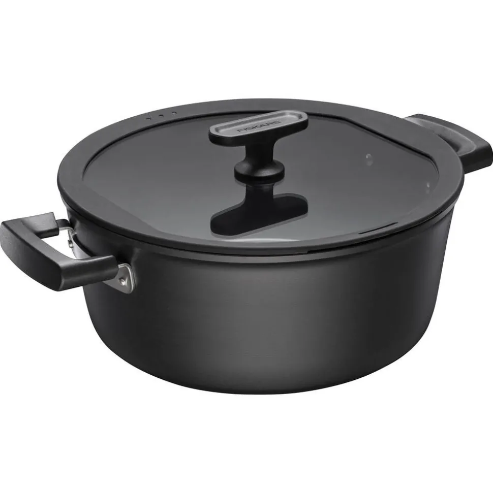 Fiskars Hard Face kattila 5 l kannella