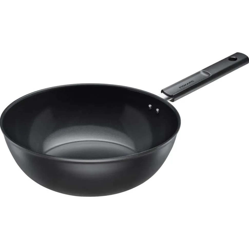 Fiskars Hard Face wokkipannu 28 cm / 4, 5 l