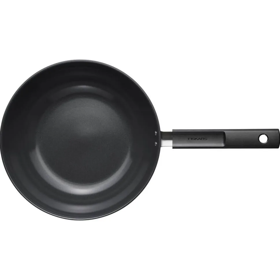 Fiskars Hard Face wokkipannu 28 cm / 4, 5 l