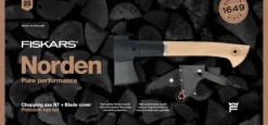 Fiskars Norden retkikirves N7 ja teräsuojus, setti