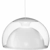 Fosto Siluette Ø 460 mm riippuvalaisin kirkas/valkoinen