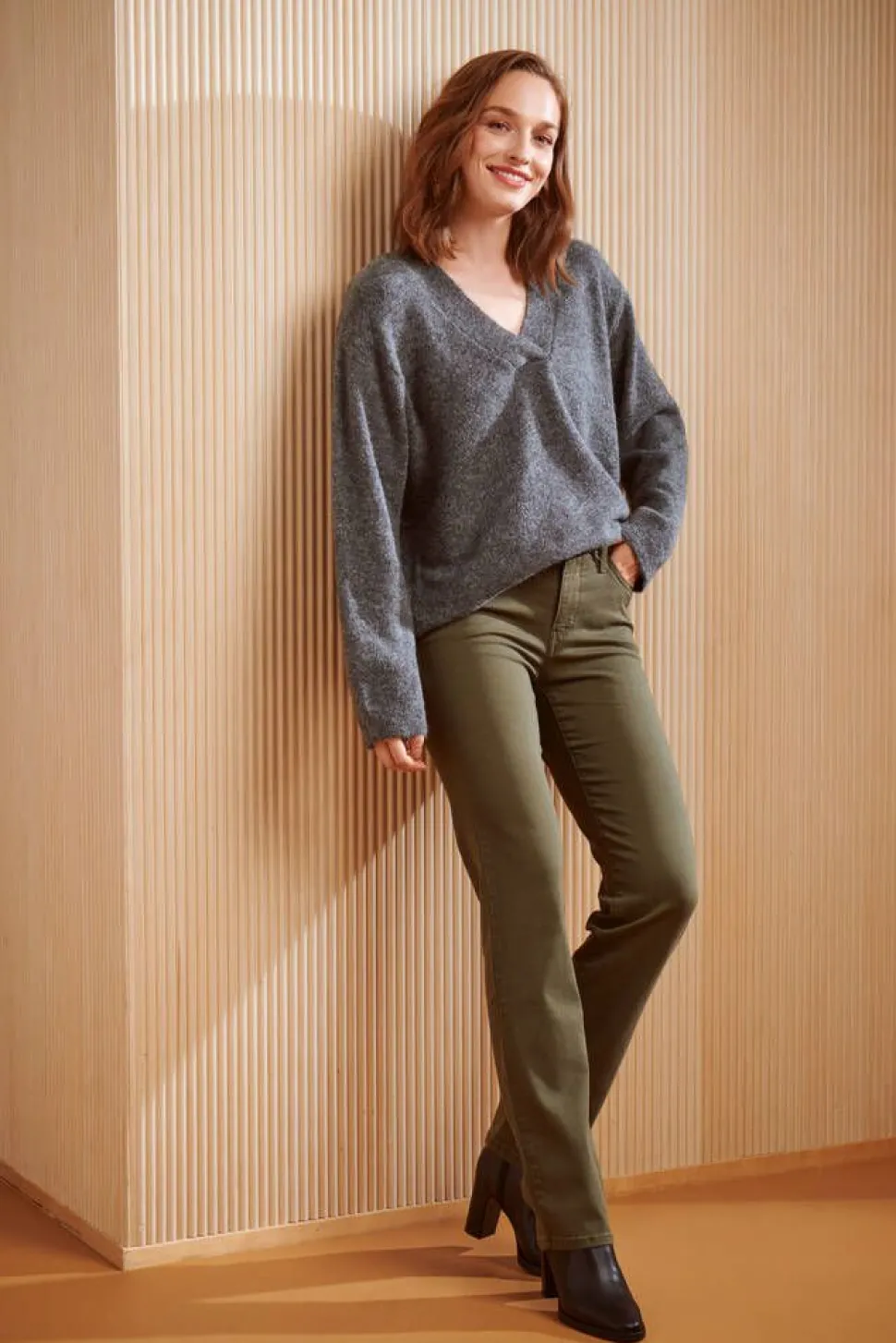 Freequent neule FqGrSevalin-pullover