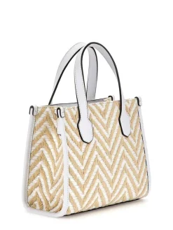 Guess laukku Whi Silvana 2 Cmprtmnt Mini Tote