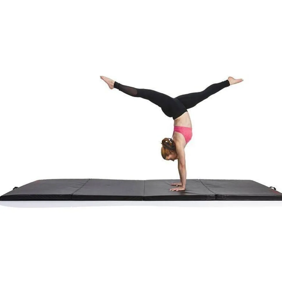 Gymstick jumppapatja 120 x 300 x 5 cm taitettava musta