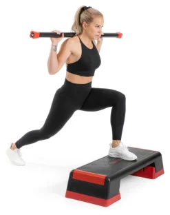 Gymstick steppilauta Pro musta-punainen