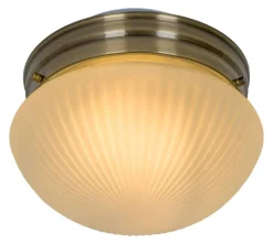 Heat Atticus kattoplafondi IP21 24 cm antiikkimessinki