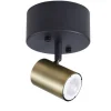 Heat kattospotti Gold Tube 1-osainen kulta-musta