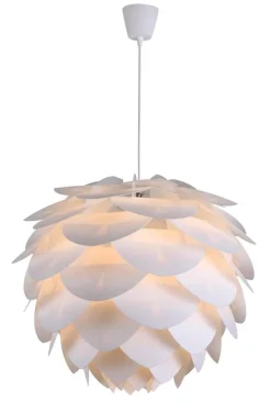Heat Leaf riippuvalaisin 47 cm valkoinen