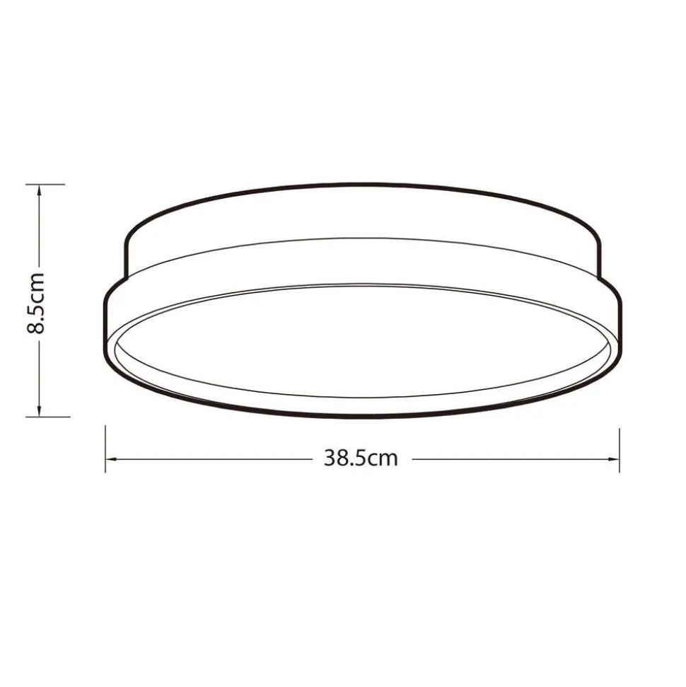 Heat plafondi Discus Easy Mount 38 cm musta