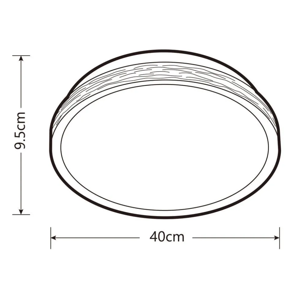 Heat plafondi Spots Easy Mount 40 cm valkoinen