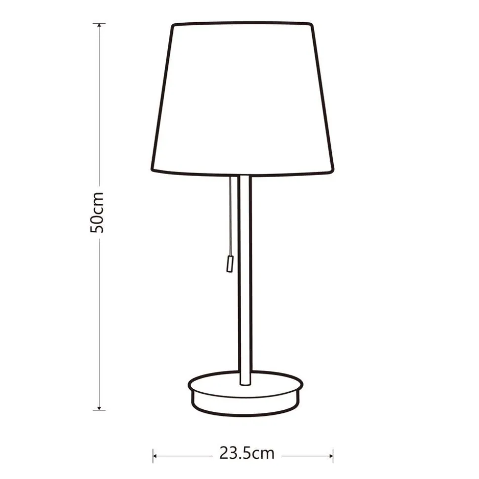 Heat pöytävalaisin Rose 50 cm ruusukulta-valkoinen