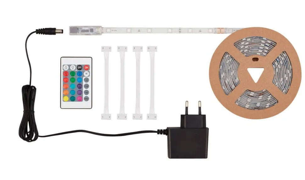 Heat RGB LED-nauha 5 m kaukosäädin IP20