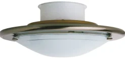 Heat Alfa plafondi 31 cm antiikkimessinki