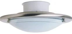 Heat Alfa plafondi 31 cm harjattu teräs