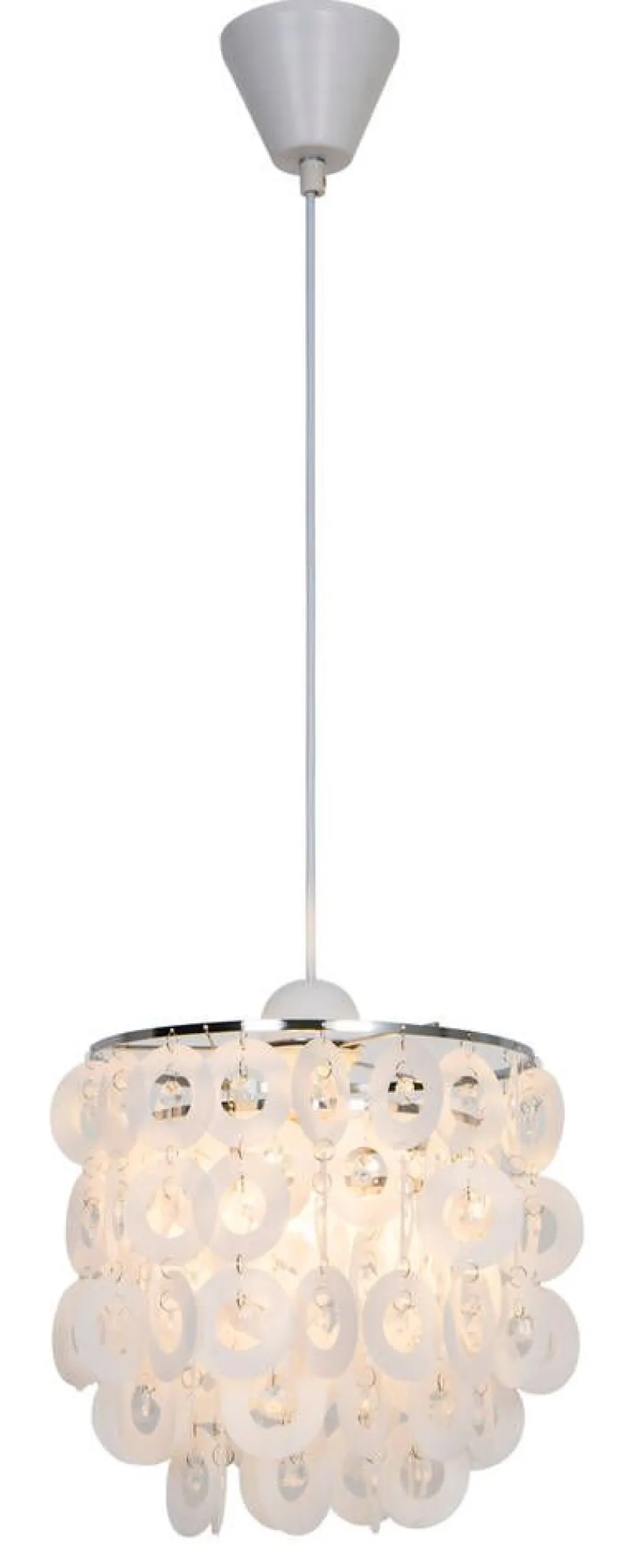 Heat Bauble riippuvalaisin 25 cm valkoinen