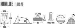 High Peak harjateltta Minilite 2