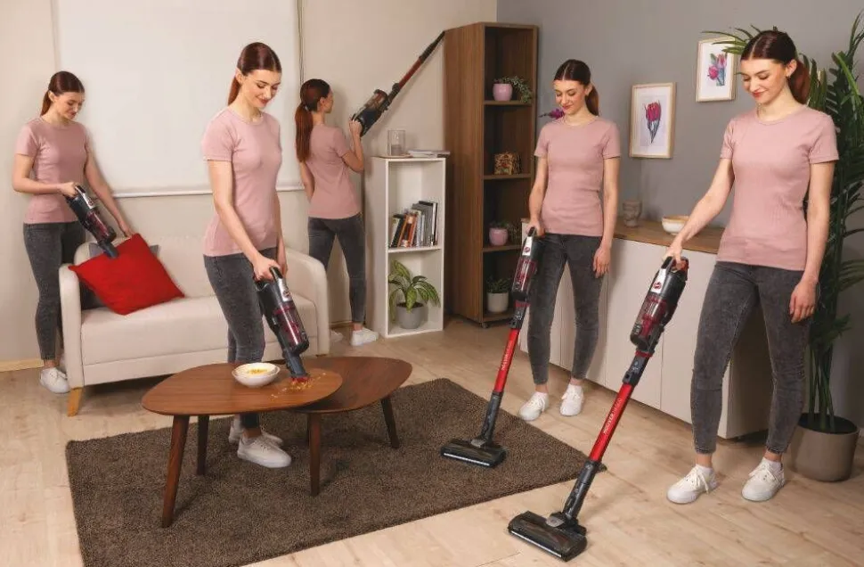 Hoover varsi-imuri Home HF522STH punainen