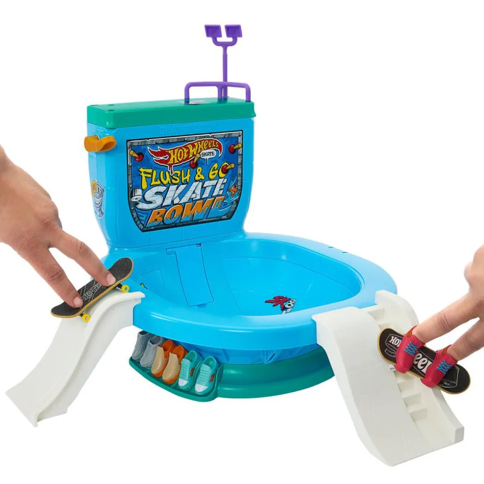 Hot Wheels leikkisetti Hot Wheels Skate Flush&Go