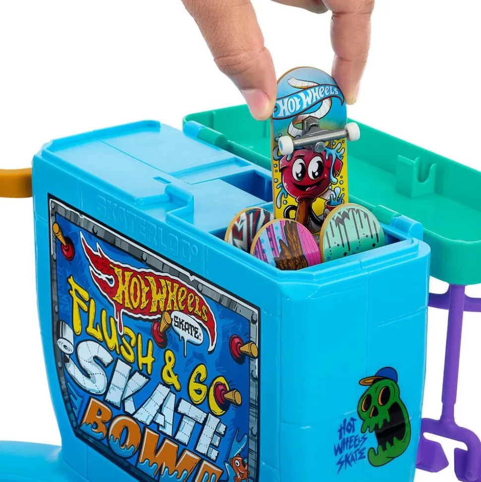 Hot Wheels leikkisetti Hot Wheels Skate Flush&Go