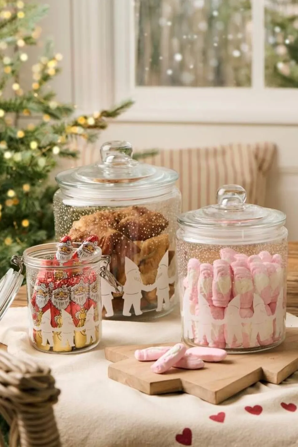 IB Laursen lasipurkki Santa's helpers 700 ml patenttikansi