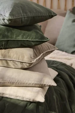 IB Laursen tyynynpäällinen sametti linen