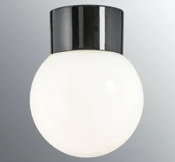 Ifö Electric Classic Glob Ø150mm, musta, suora posliinikanta