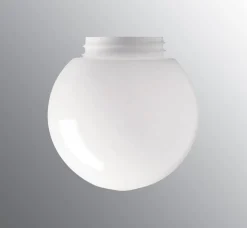 Ifö Electric Lasikupu pyöreä, Ø150mm, kiiltävä opaali, kierre 84,5mm