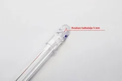Ihanin pintamallisen sälekaihtimen säätötanko 50 cm akryyli