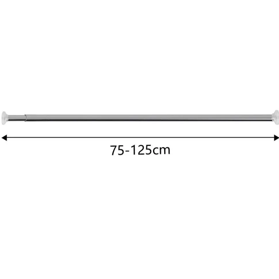 Ihanin suihkuverhotanko 75-125 cm hopea