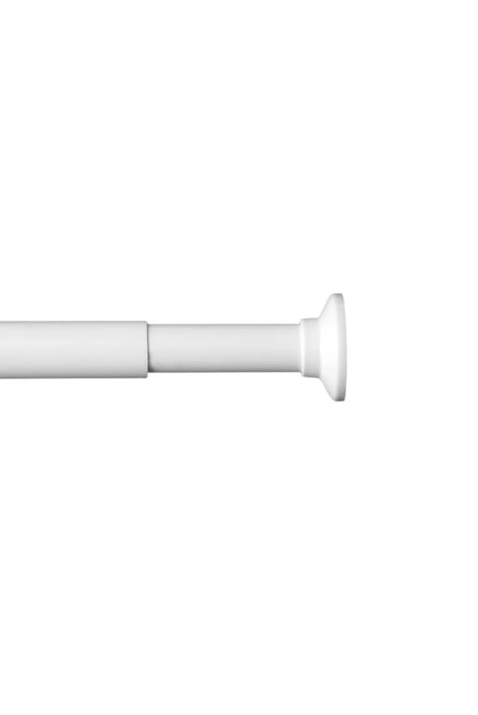 Ihanin suihkuverhotanko 125-220 cm valkoinen
