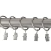 Ihanin verhorenkaat nipistimellä 25/32 mm teräs