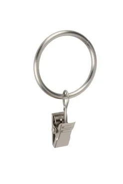 Ihanin verhorenkaat nipistimellä 25/32 mm teräs