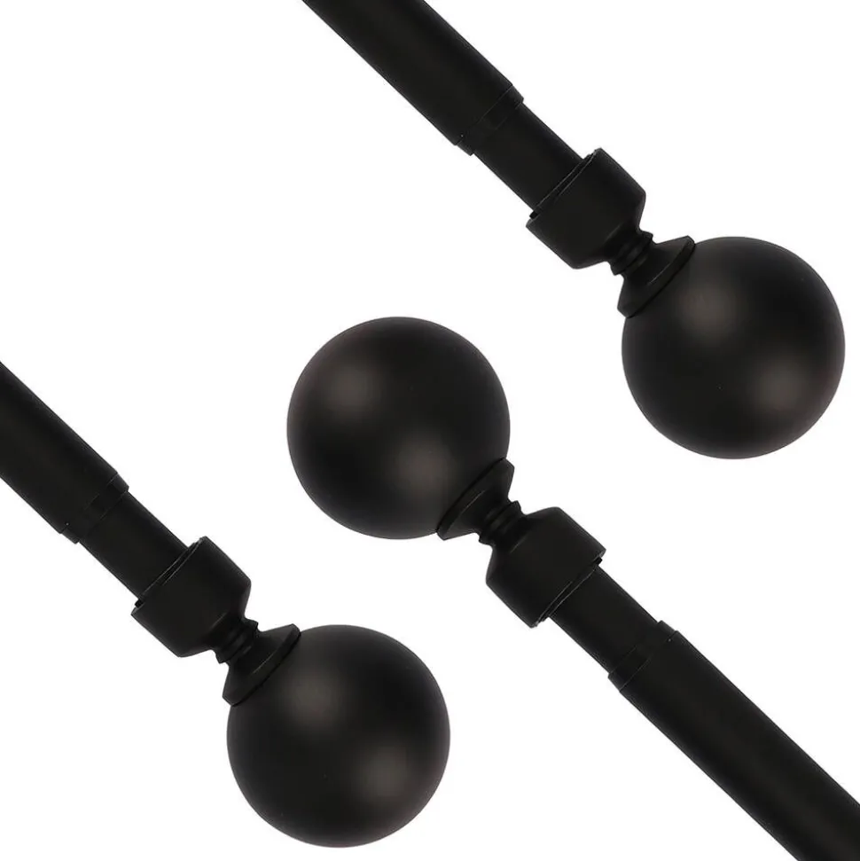 Ihanin verhotanko Mira 160-310 cm mattamusta