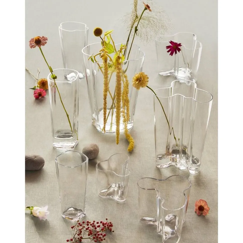 Iittala Aalto maljakko 180 mm kirkas