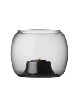 Iittala Kaasa Kynttilälyhty 141x115 mm harmaa