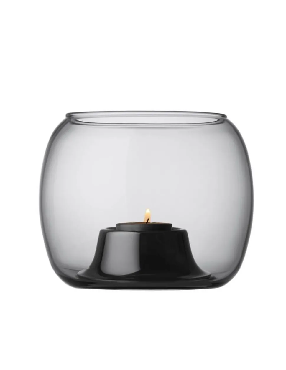 Iittala Kaasa Kynttilälyhty 141x115 mm harmaa