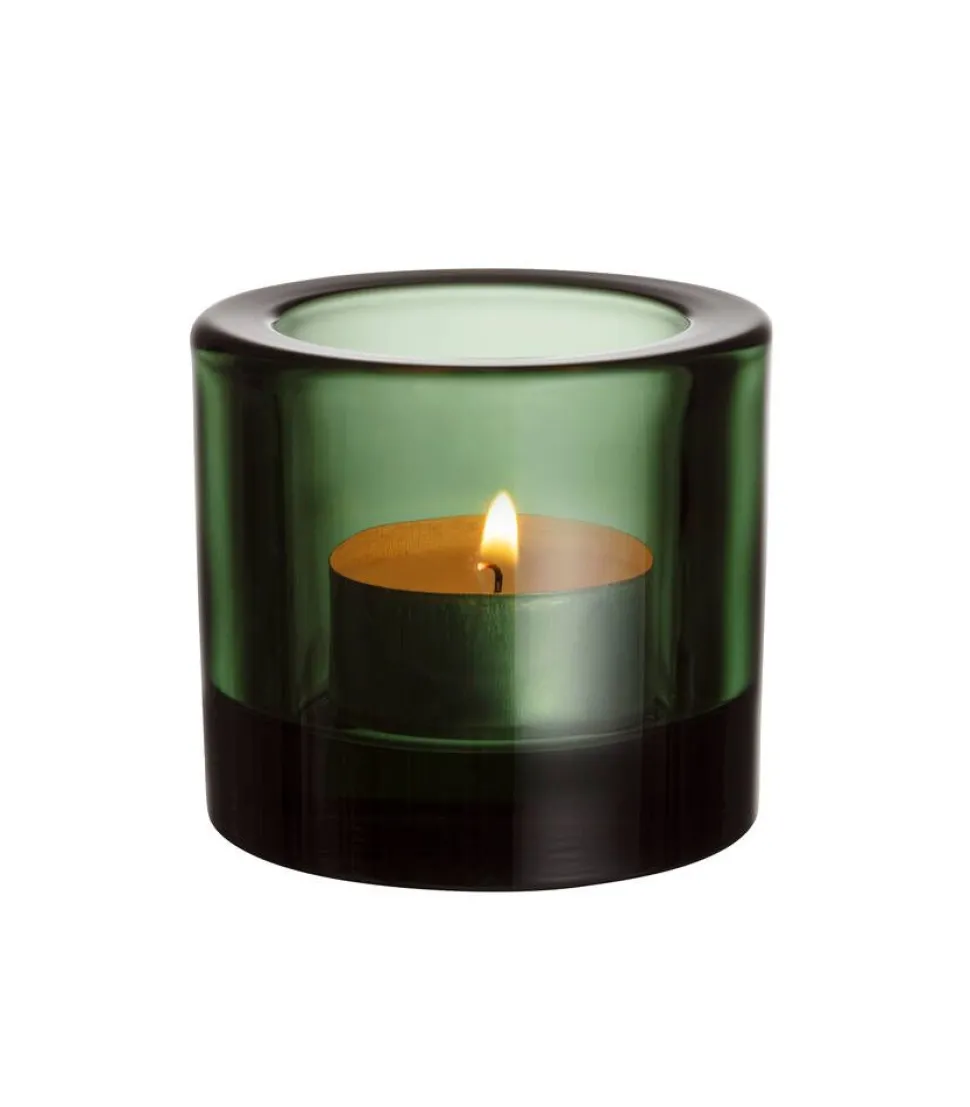Iittala Kivi kynttilälyhty 60 mm havunvihreä