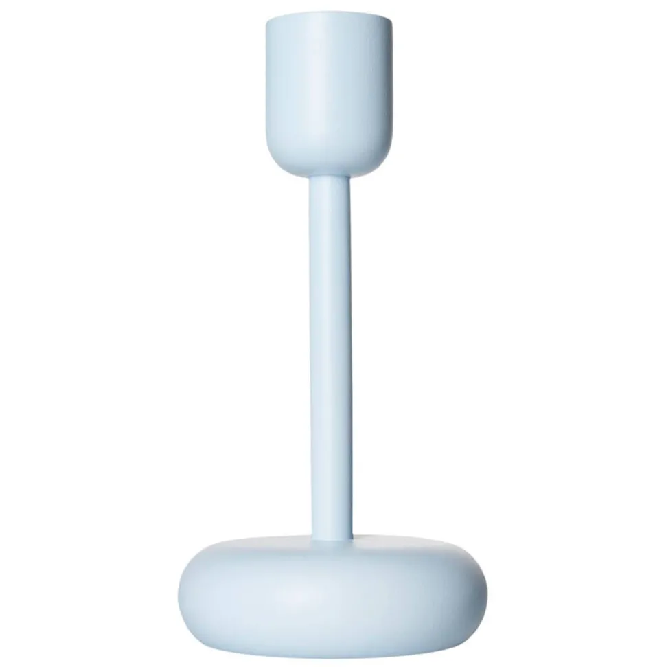 Iittala Nappula kynttilänjalka 183 mm vedensininen