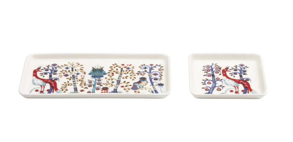 Iittala Taika lautanen Taika suorakaide 12x24 cm valkoinen
