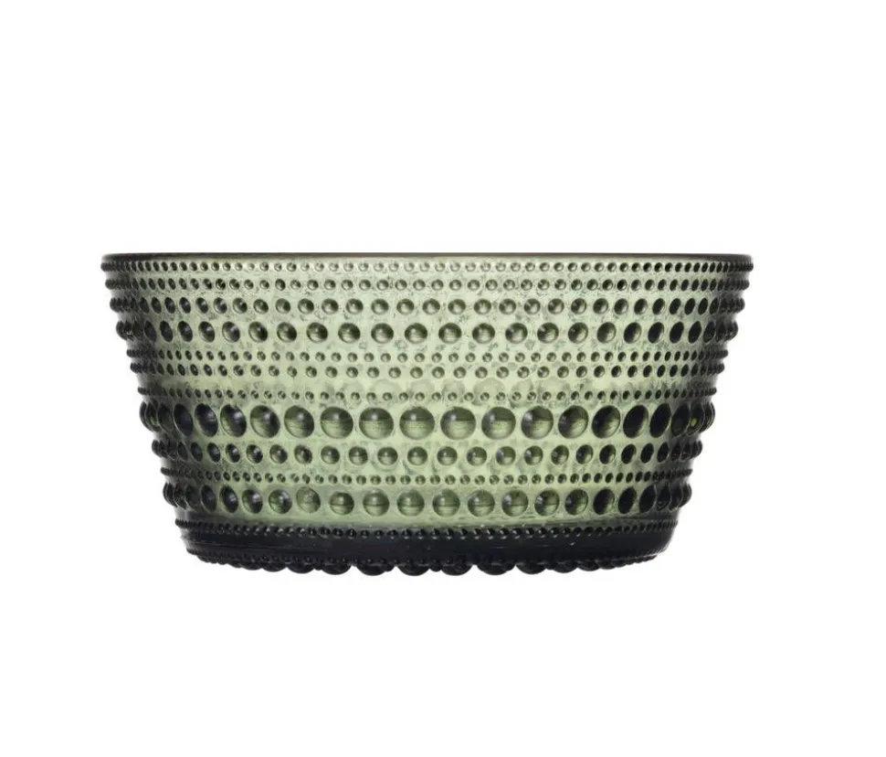 Iittala Kastehelmi kulho 23 cl havunvihreä