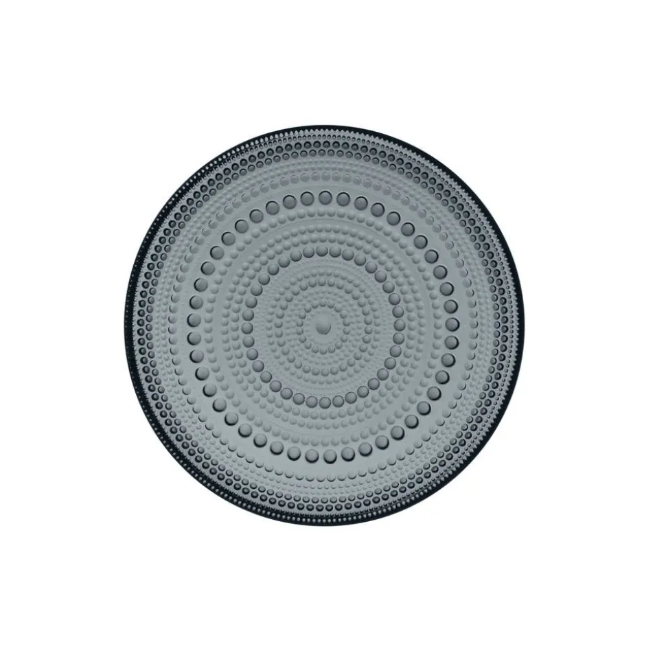 Iittala Kastehelmi lautanen 170 mm tummanharmaa