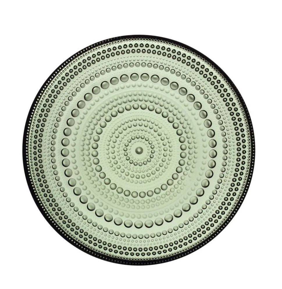 Iittala Kastehelmi lautanen 170 mm havunvihreä