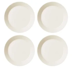Iittala Teema valkoinen lautanen 21 cm 4 kpl